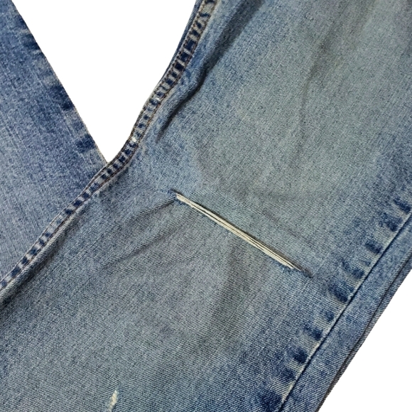 Old Navy Distressed Stretch Boot Cut Jeans - Picture 9 of 10